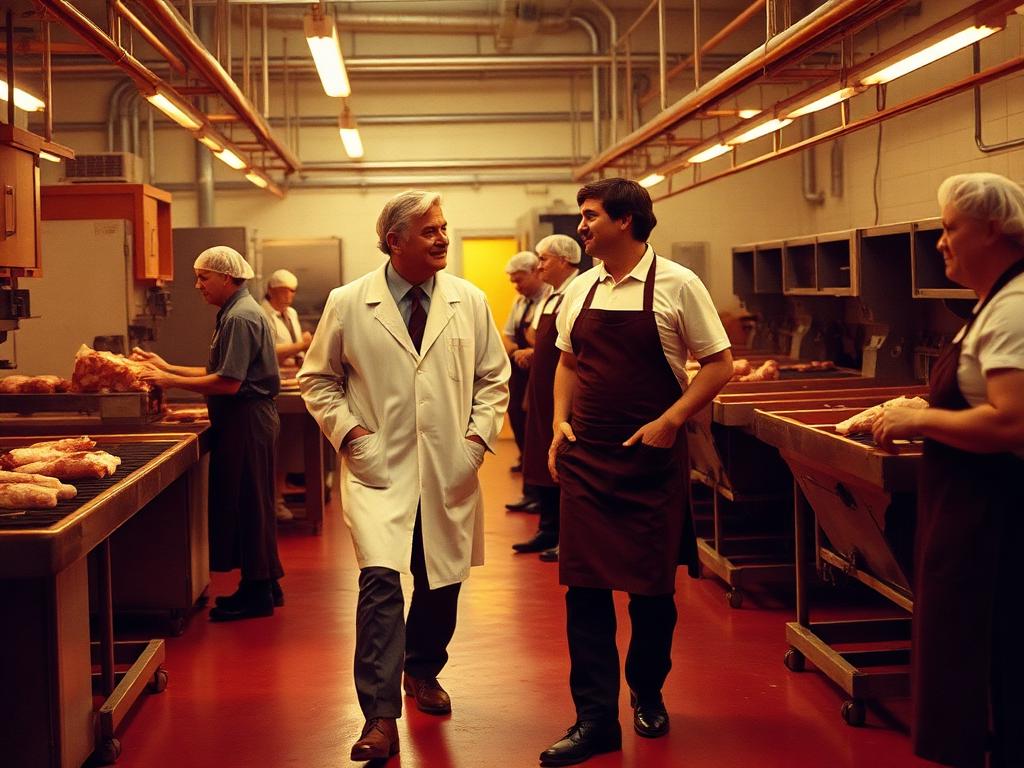 A business leader listening to a team member in the workplace